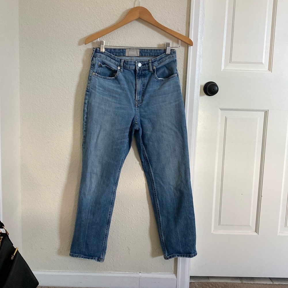 Everlane High Rise Straight Jean